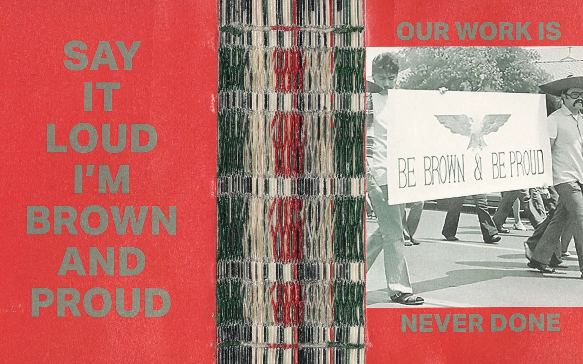 Our Work Is Never Done &mdash; front cover, spine, and back cover